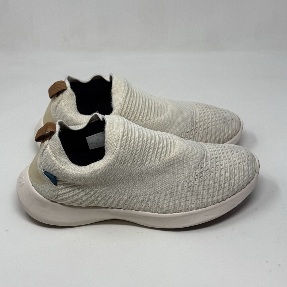 Vessi Everyday Move Slip On Sneakers Mens 9 Cream Beige Waterproof Casual Shoes